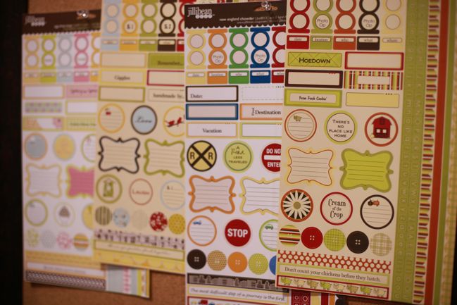scrapbooking supplies by Jillibean Soup