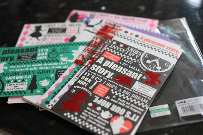 Alice stationery from Japan