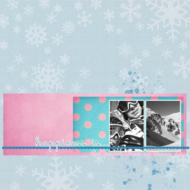 digital scrapbook page