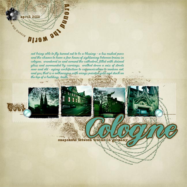 digital scrapbook page with Hipstamatic photos digital scrapbook page with Hipstamatic photos