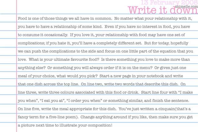 free write it down online journalling prompt