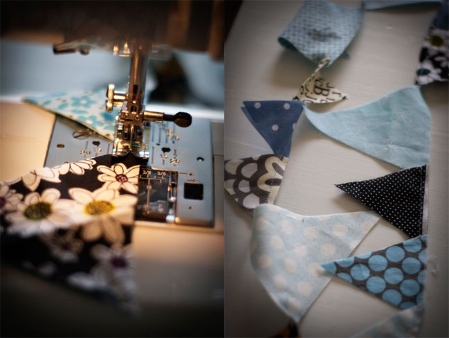 how to make easy fabric bunting