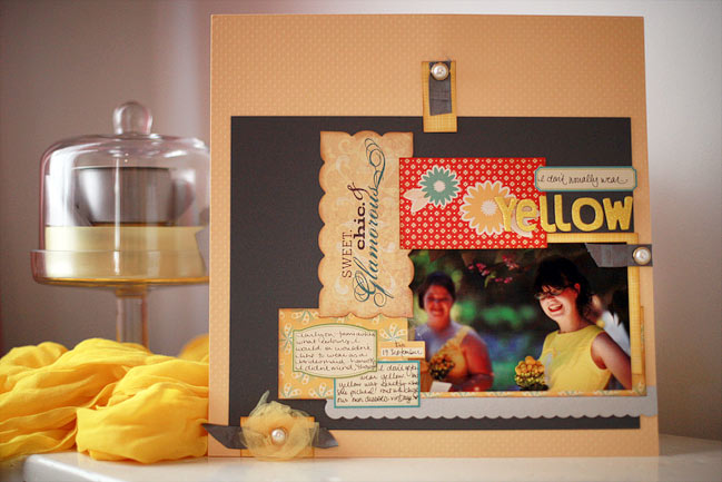wedding scrapbook page