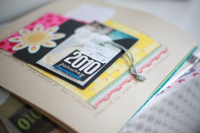 a year of scrapbooking with document:2010