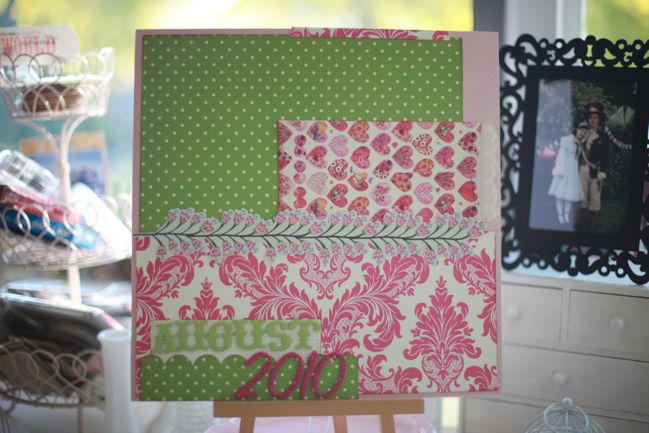 scrapbook page :: August Document:2010