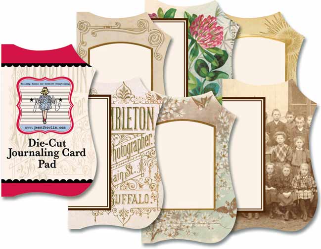 journaling cards for scrapbooking by Jenni Bowlin Studio