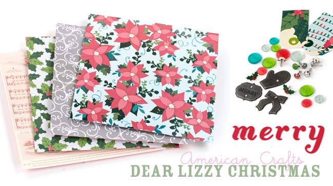 Dear Lizzy Christmas scrapbooking supplies for Journal your Christmas