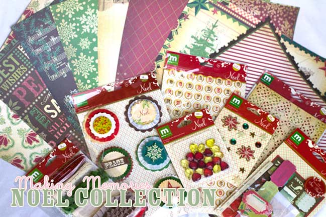 Making Memories Noel scrapbooking supplies for Journal your Christmas