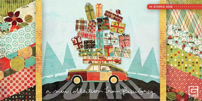 BasicGrey Jovial scrapbooking supplies for Journal your Christmas