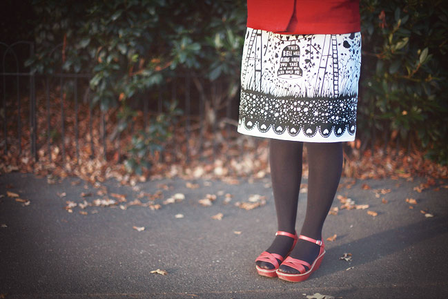 making a rob ryan skirt with clothkits