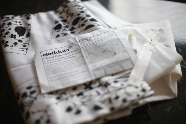 making a rob ryan skirt with clothkits