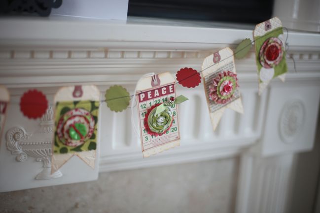 christmas tag garland