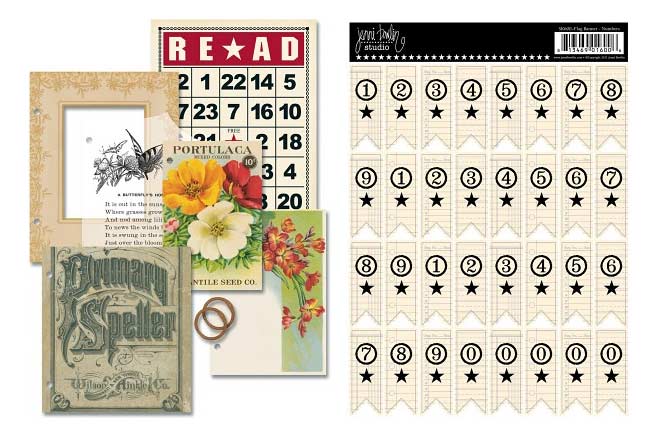 new scrapbooking supplies from Jenni Bowlin Studio