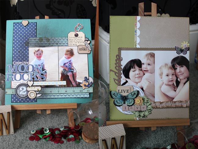 scrapbook page ideas - pages by SJ Dowsett