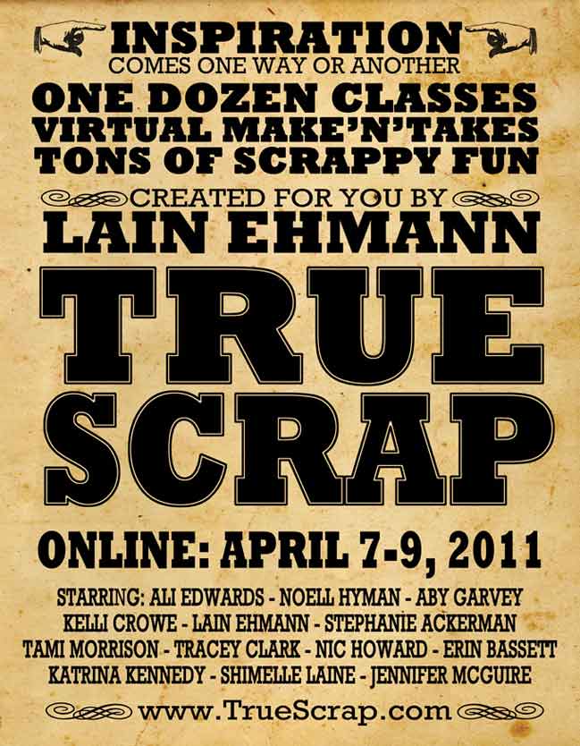 True Scrap scrapbooking event