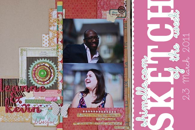 scrapbook page idea