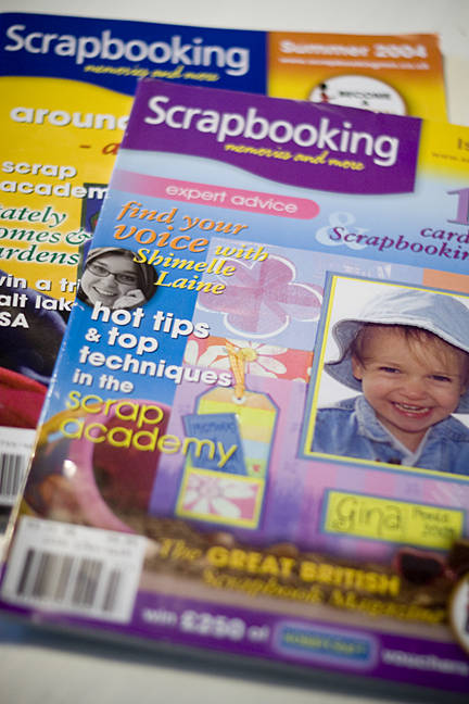early scrapbooking magazines