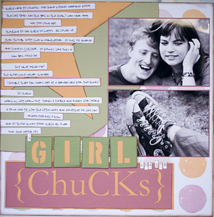 scrapbooking with colour