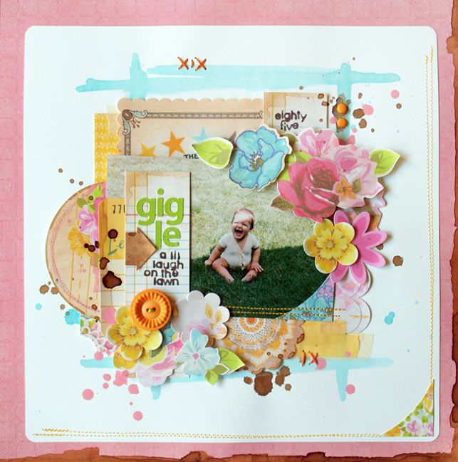 scrapbooking with sweetly smitten from sassafras