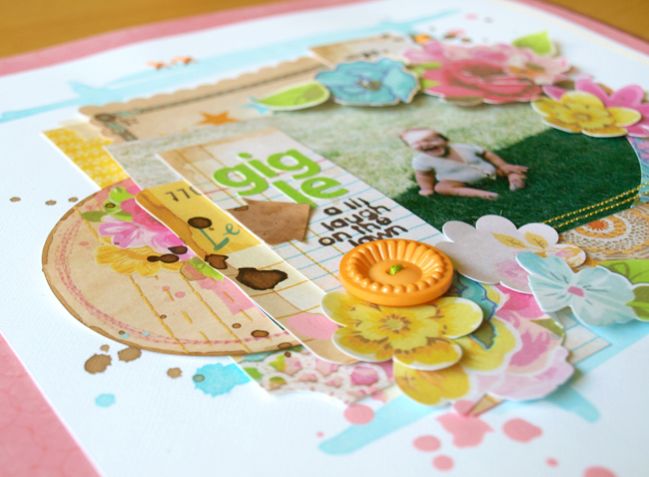 scrapbooking with sweetly smitten from sassafras