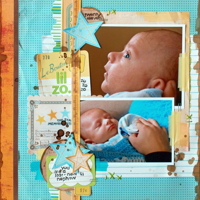 scrapbooking with sweetly smitten from sassafras