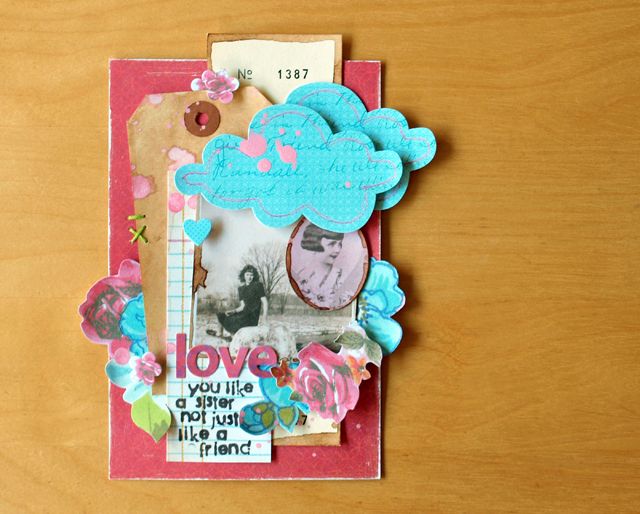 scrapbooking with sweetly smitten from sassafras