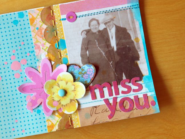 scrapbooking with sweetly smitten from sassafras