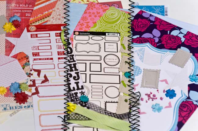 scrapbook supplies