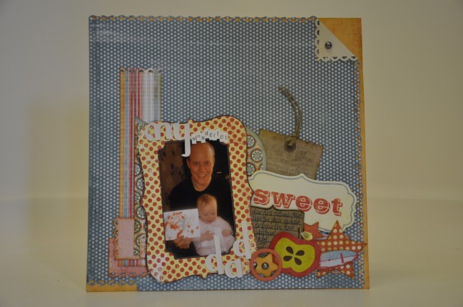 scrapbooking pages with punches