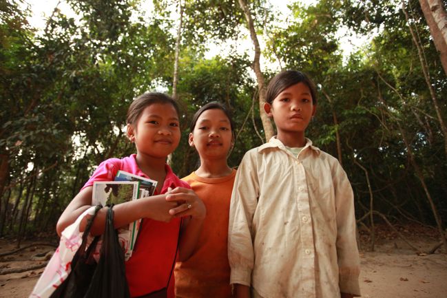 children in cambodia