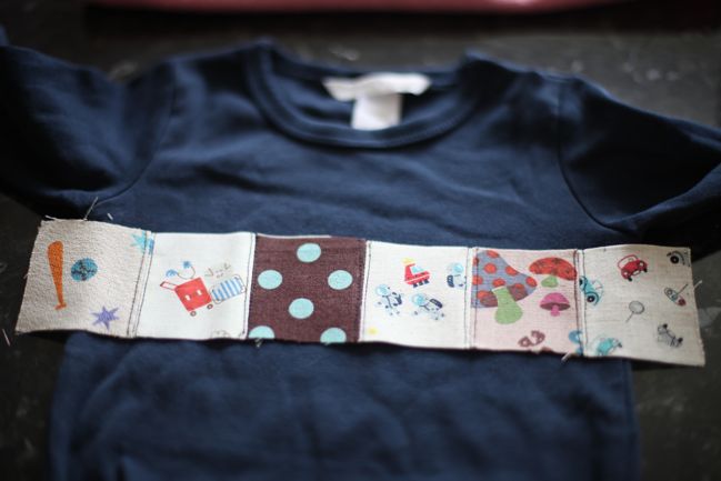 how to make a quilted onesie or t-shirt