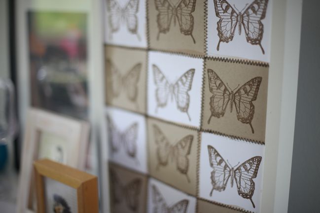 butterfly paper quilt