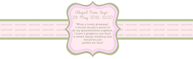 scrapbooking giveaway winner