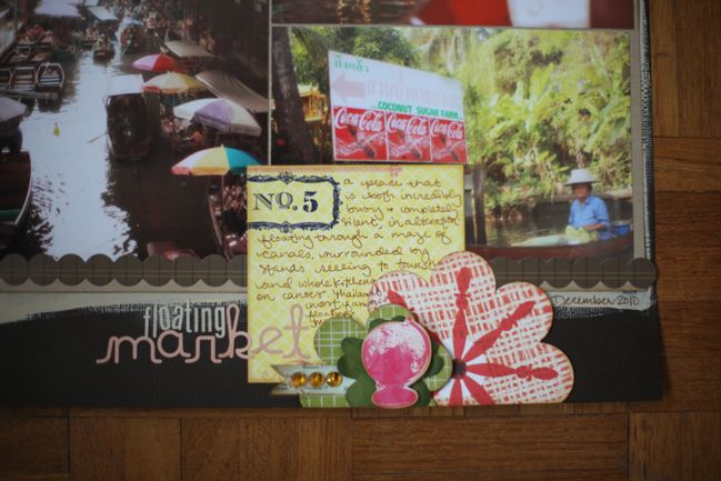 scrapbook page :: journaling about places