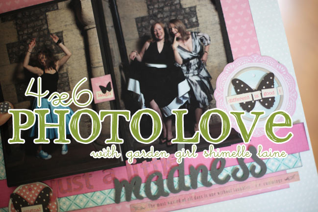 free online scrapbooking class :: 4x6 Photo Love