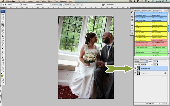 Using RadLab by Totally Rad Actions in Photoshop Using RadLab by Totally Rad Actions in Photoshop