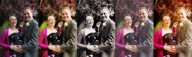 Different looks produced by RadLab for Photoshop by Totally Rad Actions Different looks produced by RadLab for Photoshop by Totally Rad Actions