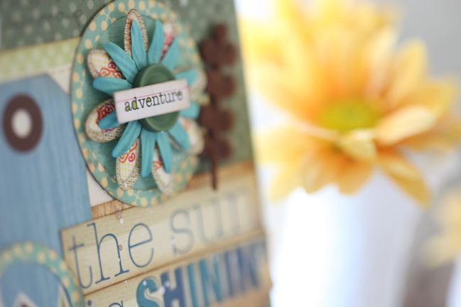 scrapbook page detail