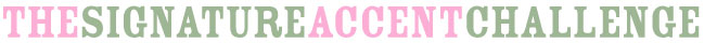 scrapbooking challenge :: signature accent