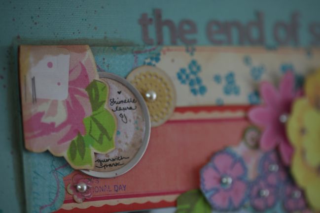 scrapbook page detail