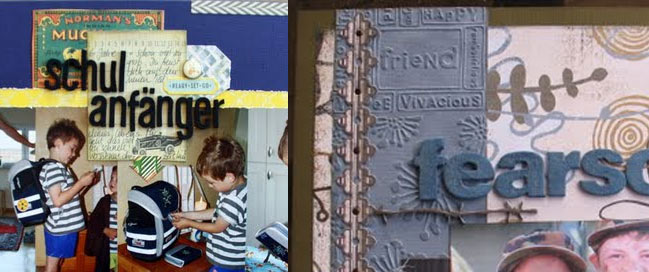 scrapbook page detail