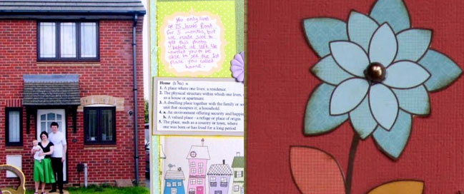 scrapbook page detail
