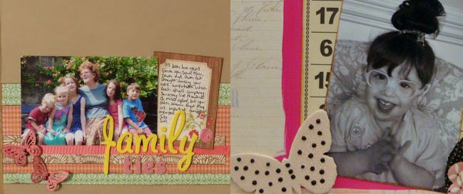 scrapbook page detail