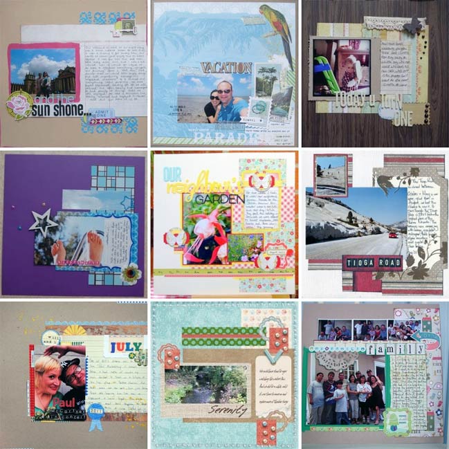 scrapbook page ideas