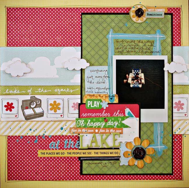 summer scrapbook page ideas