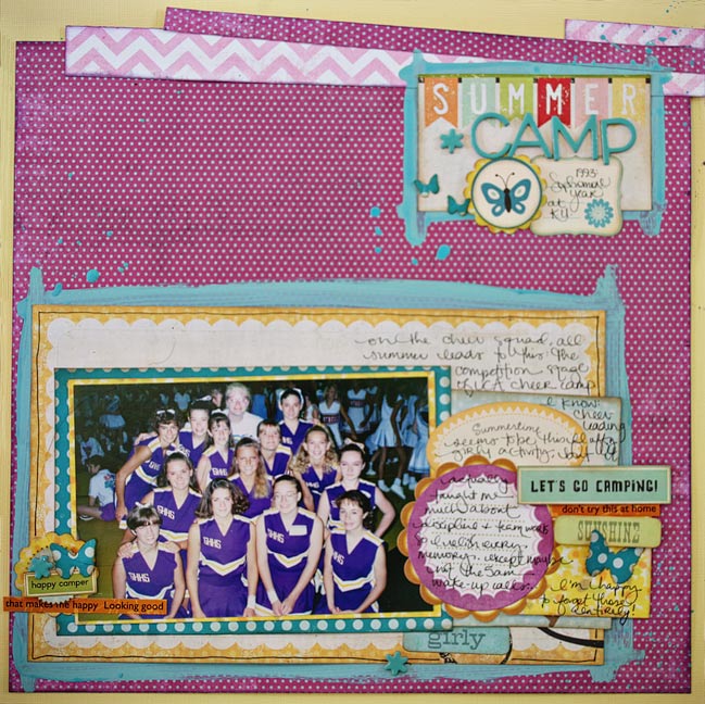 summer scrapbook page ideas