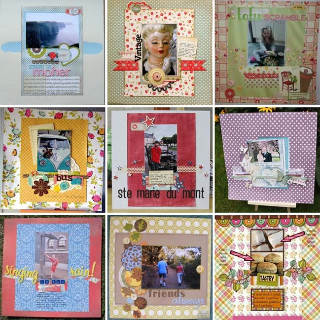 scrapbook page ideas