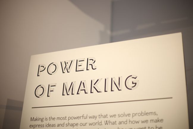 power of making exhibit at the v&a