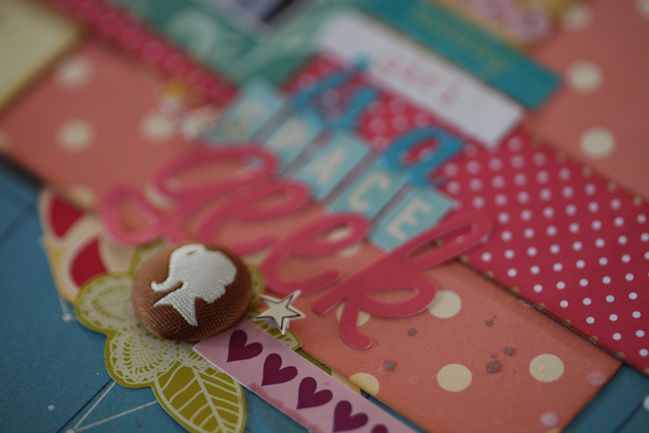 scrapbook page detail