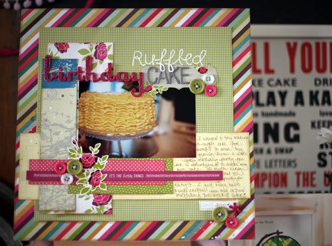 scrapbook page - american crafts